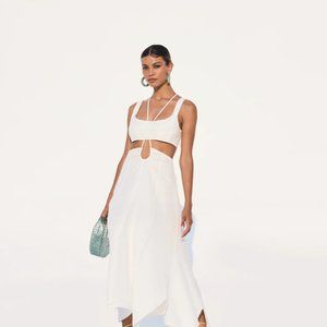 Cult Gaia Eileen Dress in Off White - Size M - Tags On